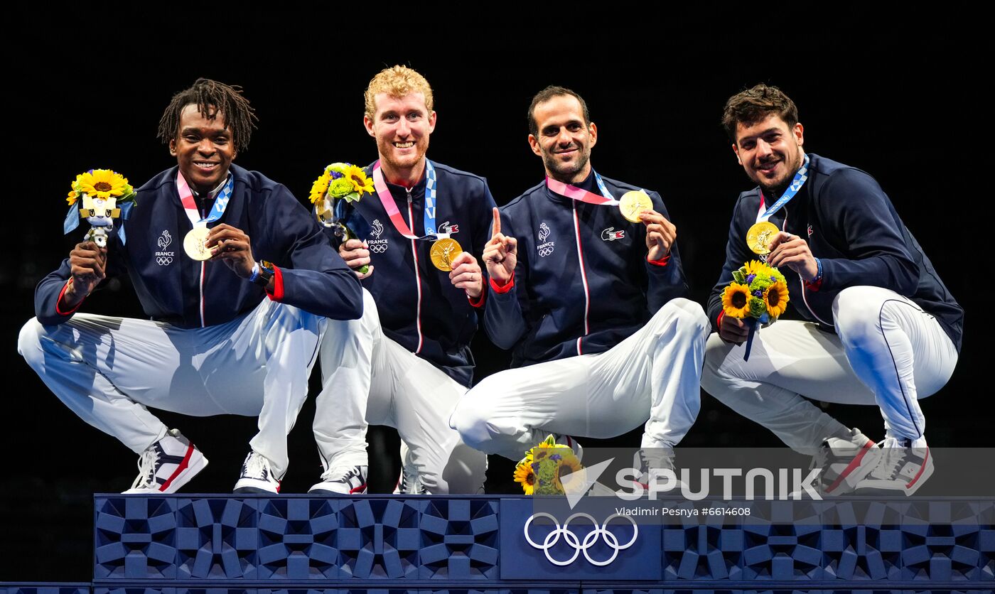 Japan Olympics 2020 Fencing Men Foil Team