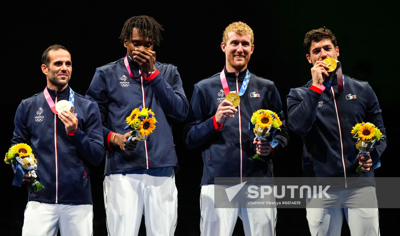 Japan Olympics 2020 Fencing Men Foil Team