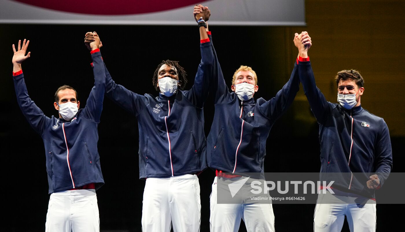 Japan Olympics 2020 Fencing Men Foil Team