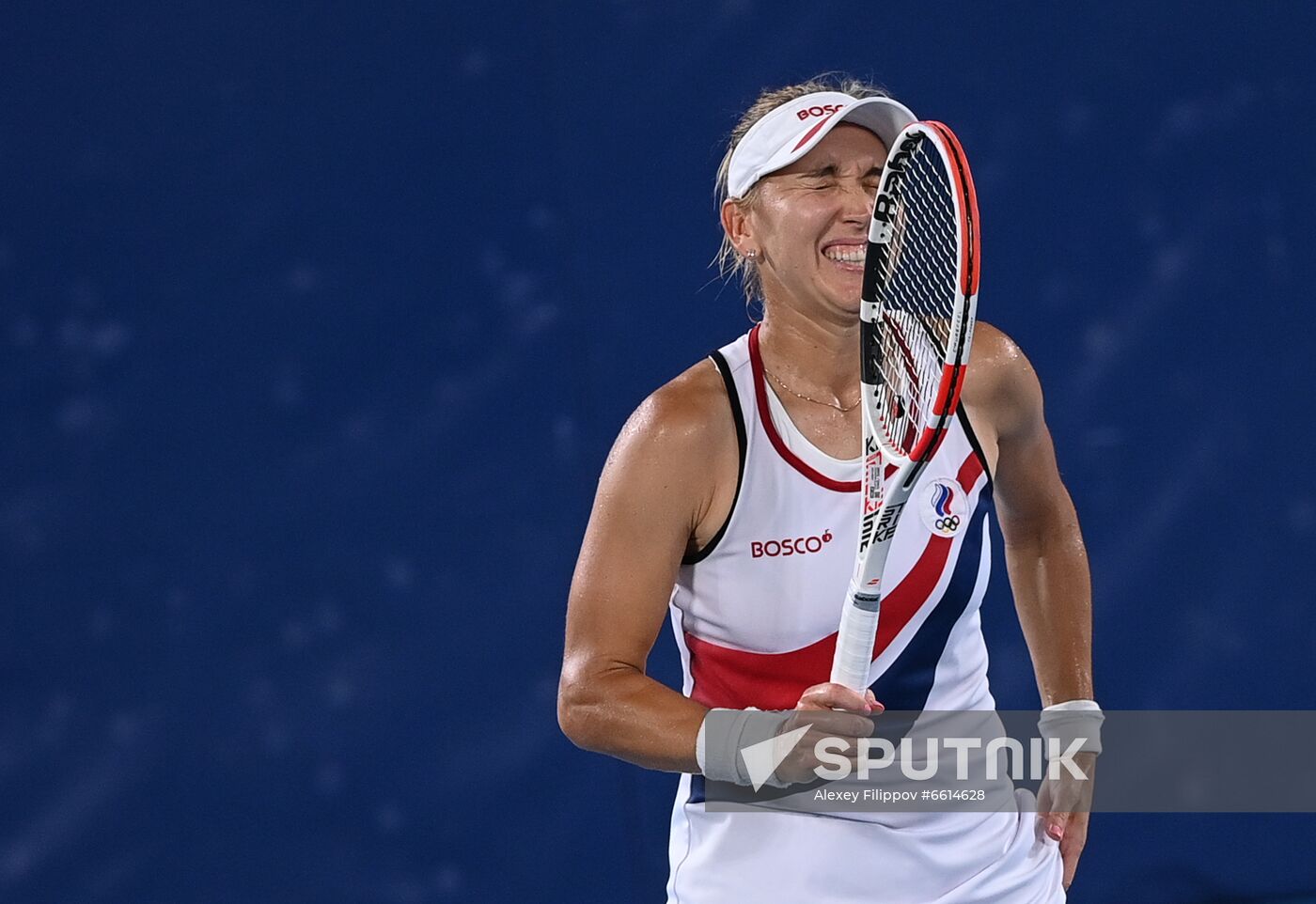 Japan Olympics 2020 Tennis Mixed Doubles Pavlyuchenkova/Rublev - Vesnina/Karatsev