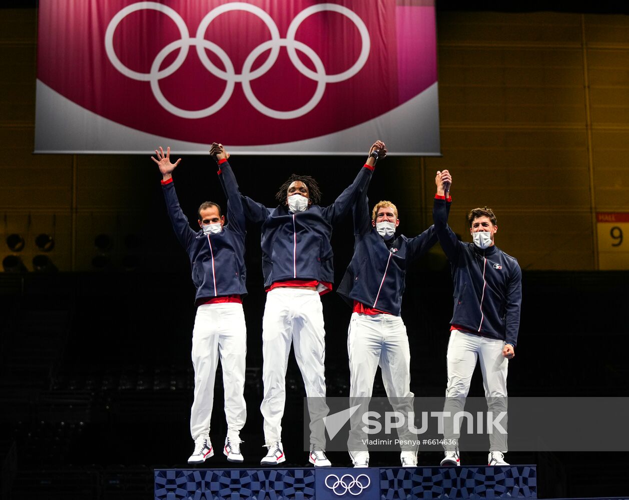 Japan Olympics 2020 Fencing Men Foil Team