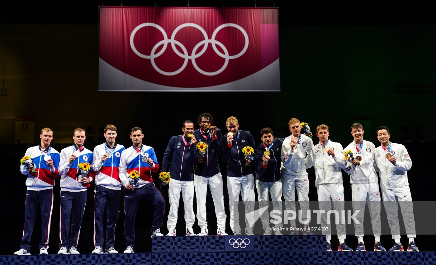 Japan Olympics 2020 Fencing Men Foil Team