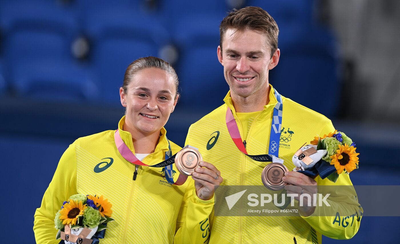 Japan Olympics 2020 Tennis Mixed Doubles Pavlyuchenkova/Rublev - Vesnina/Karatsev