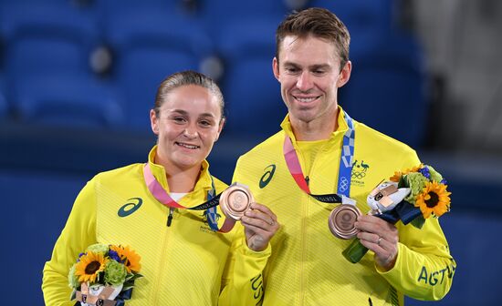 Japan Olympics 2020 Tennis Mixed Doubles Pavlyuchenkova/Rublev - Vesnina/Karatsev