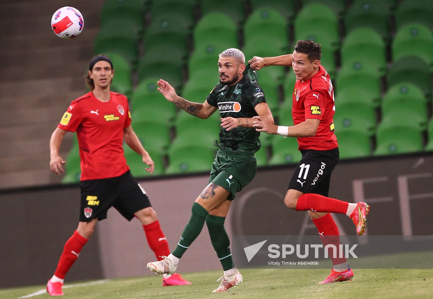 Russia Soccer Premier-League Krasnodar - Khimki