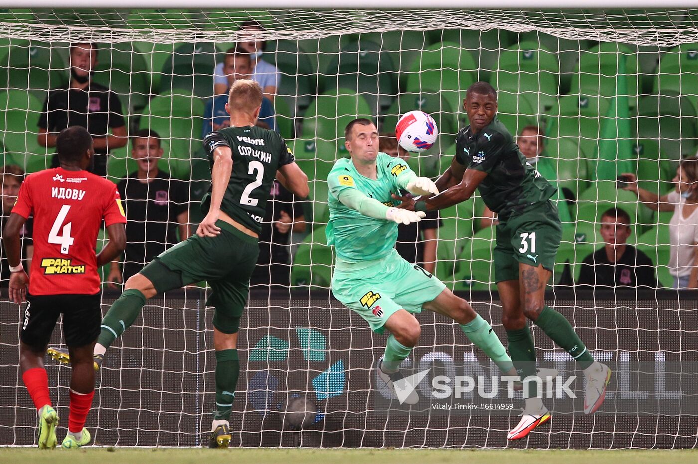 Russia Soccer Premier-League Krasnodar - Khimki
