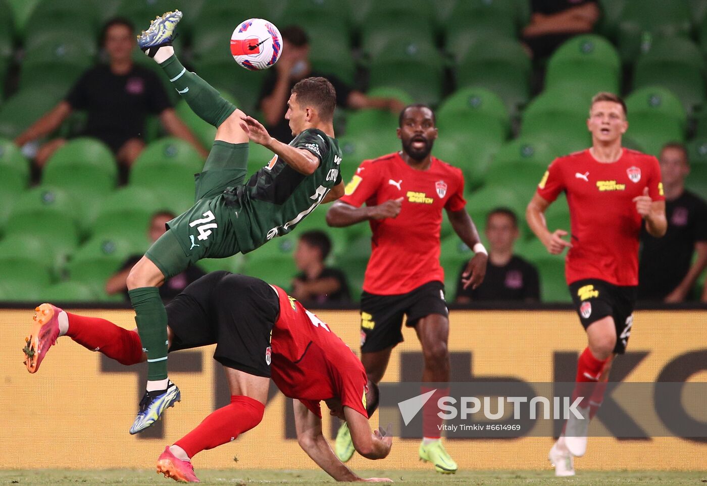 Russia Soccer Premier-League Krasnodar - Khimki