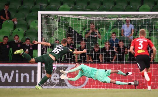 Russia Soccer Premier-League Krasnodar - Khimki