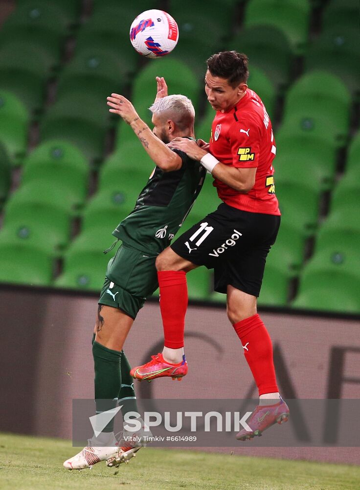 Russia Soccer Premier-League Krasnodar - Khimki