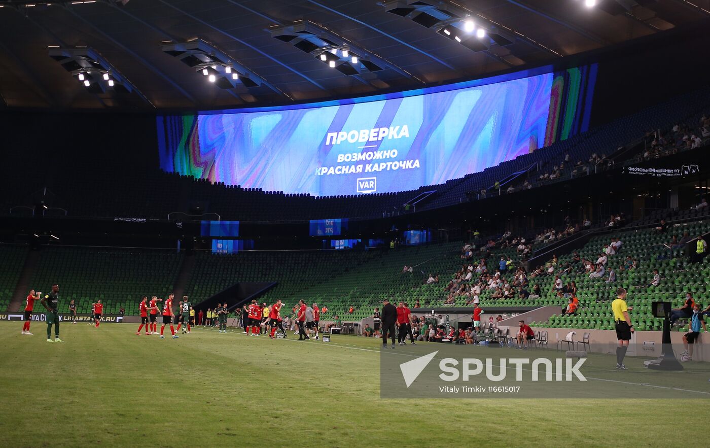 Russia Soccer Premier-League Krasnodar - Khimki