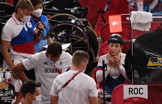 Japan Olympics 2020 Cycling Track Women Team Sprint