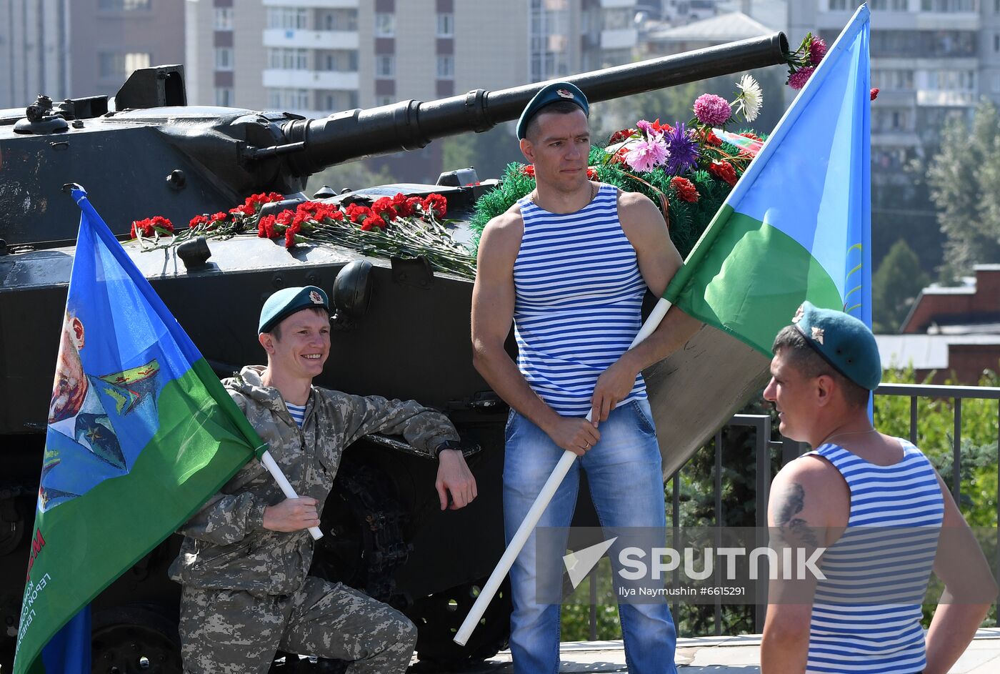 Russia Paratroopers' Day Celebration Regions