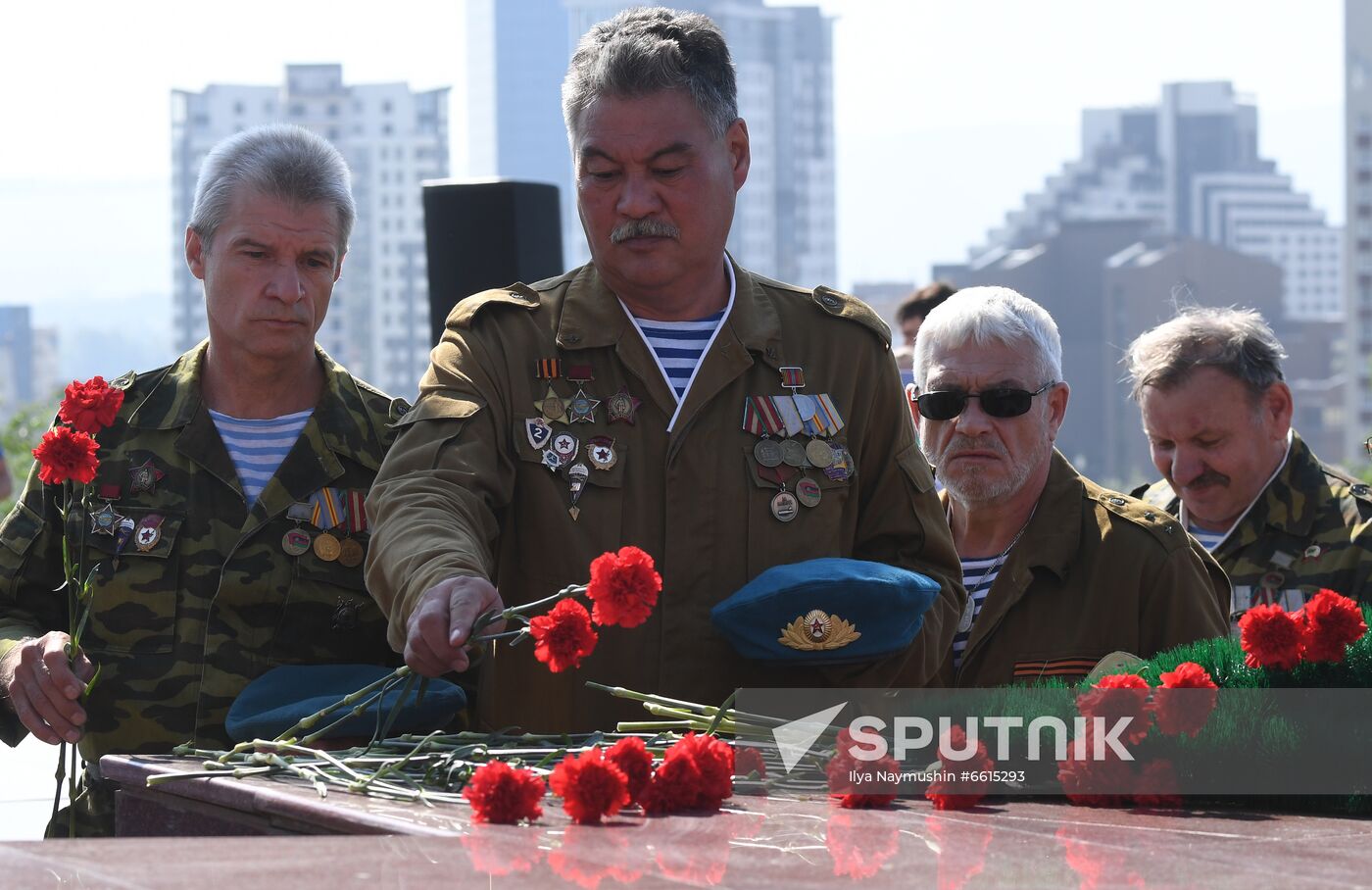 Russia Paratroopers' Day Celebration Regions