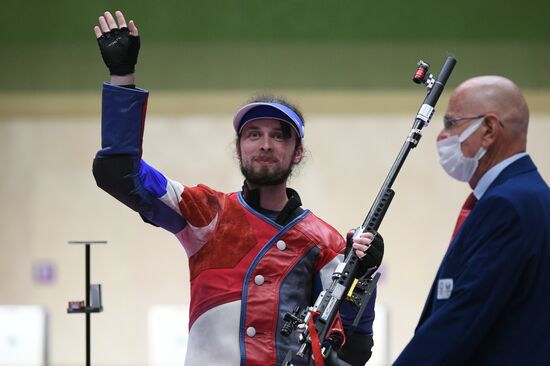 Japan Olympics 2020 Shooting Rifle 3 Positions Men