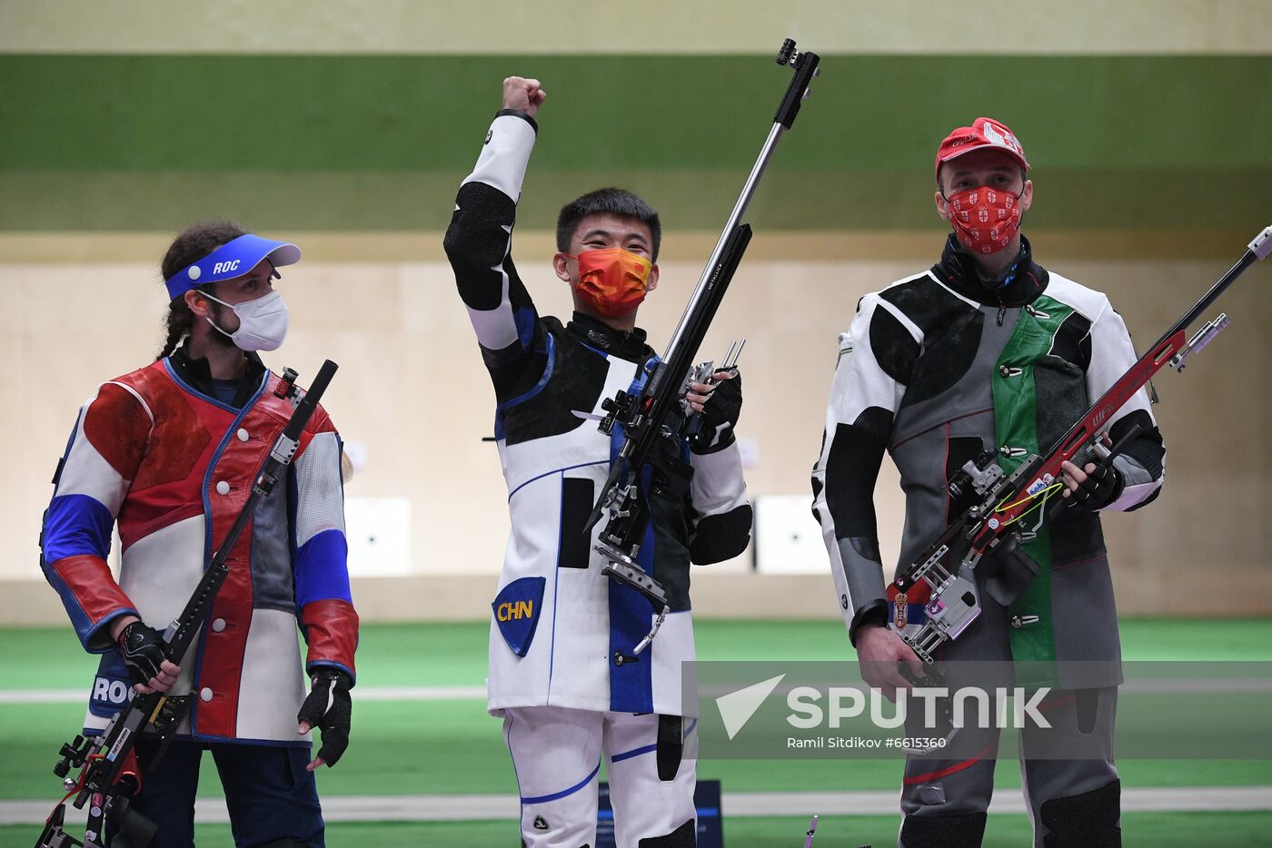 Japan Olympics 2020 Shooting Rifle 3 Positions Men