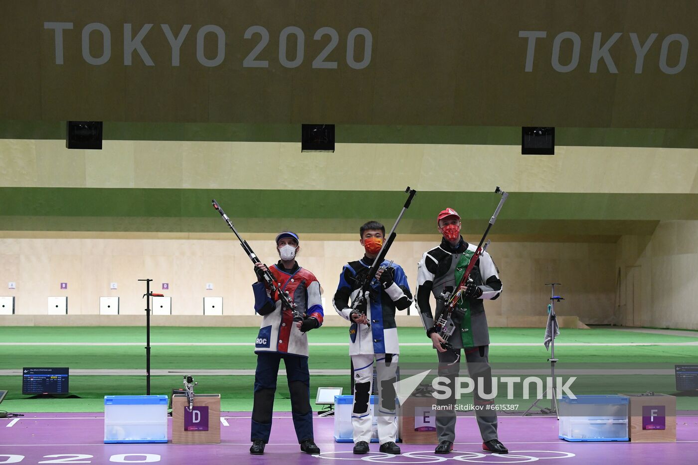 Japan Olympics 2020 Shooting Rifle 3 Positions Men