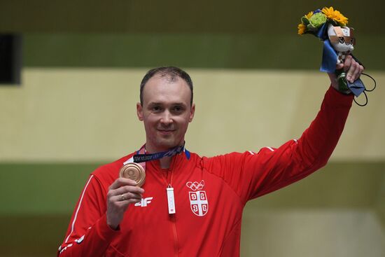 Japan Olympics 2020 Shooting Rifle 3 Positions Men