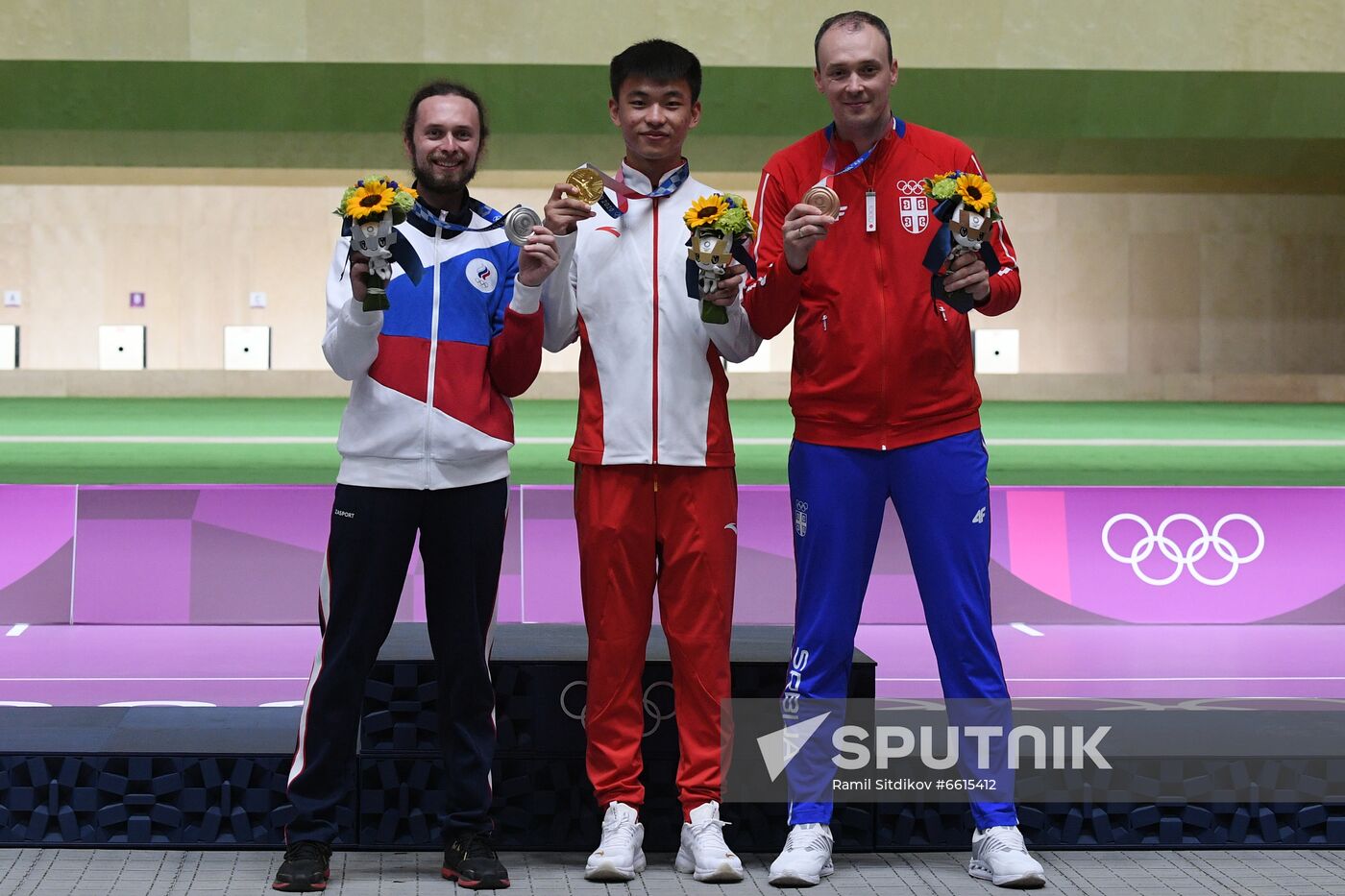 Japan Olympics 2020 Shooting Rifle 3 Positions Men