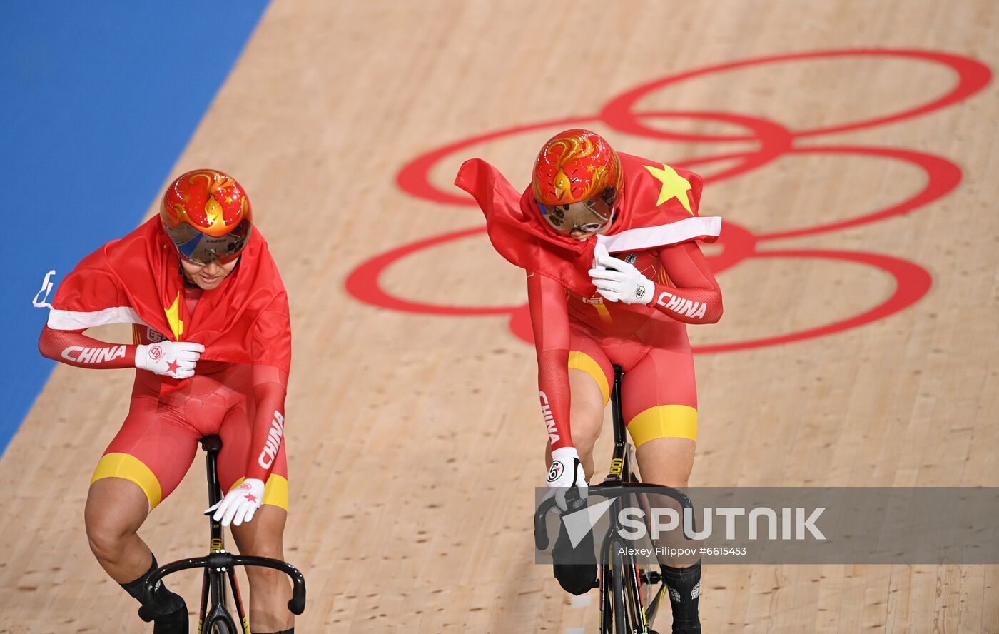 Japan Olympics 2020 Cycling Track Women Team Sprint
