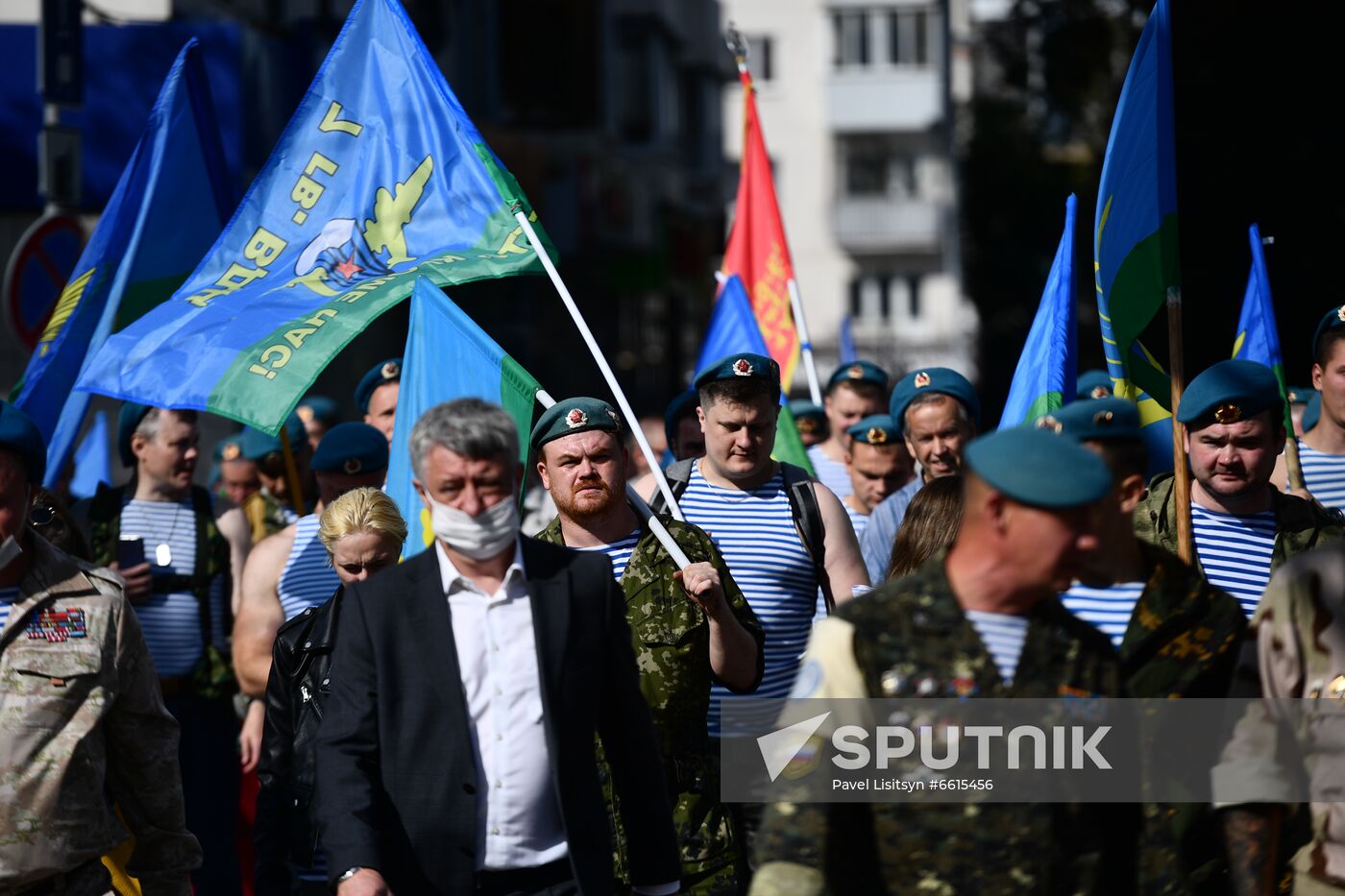 Russia Paratroopers' Day Celebration Regions