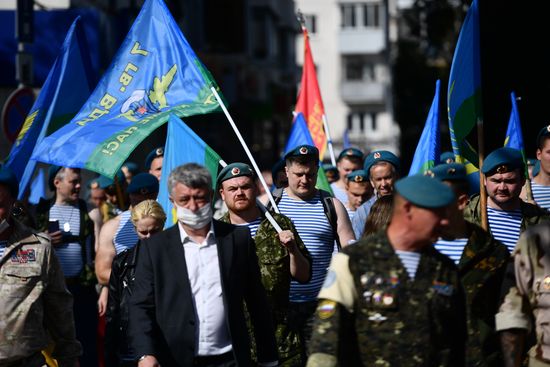 Russia Paratroopers' Day Celebration Regions