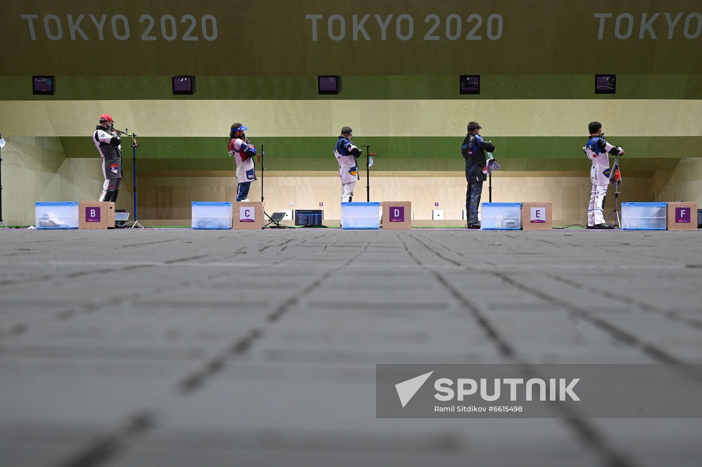Japan Olympics 2020 Shooting Rifle 3 Positions Men