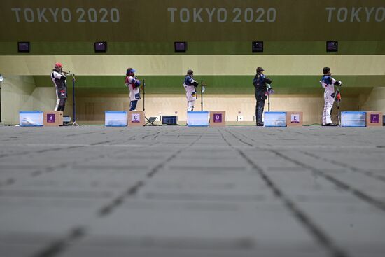 Japan Olympics 2020 Shooting Rifle 3 Positions Men