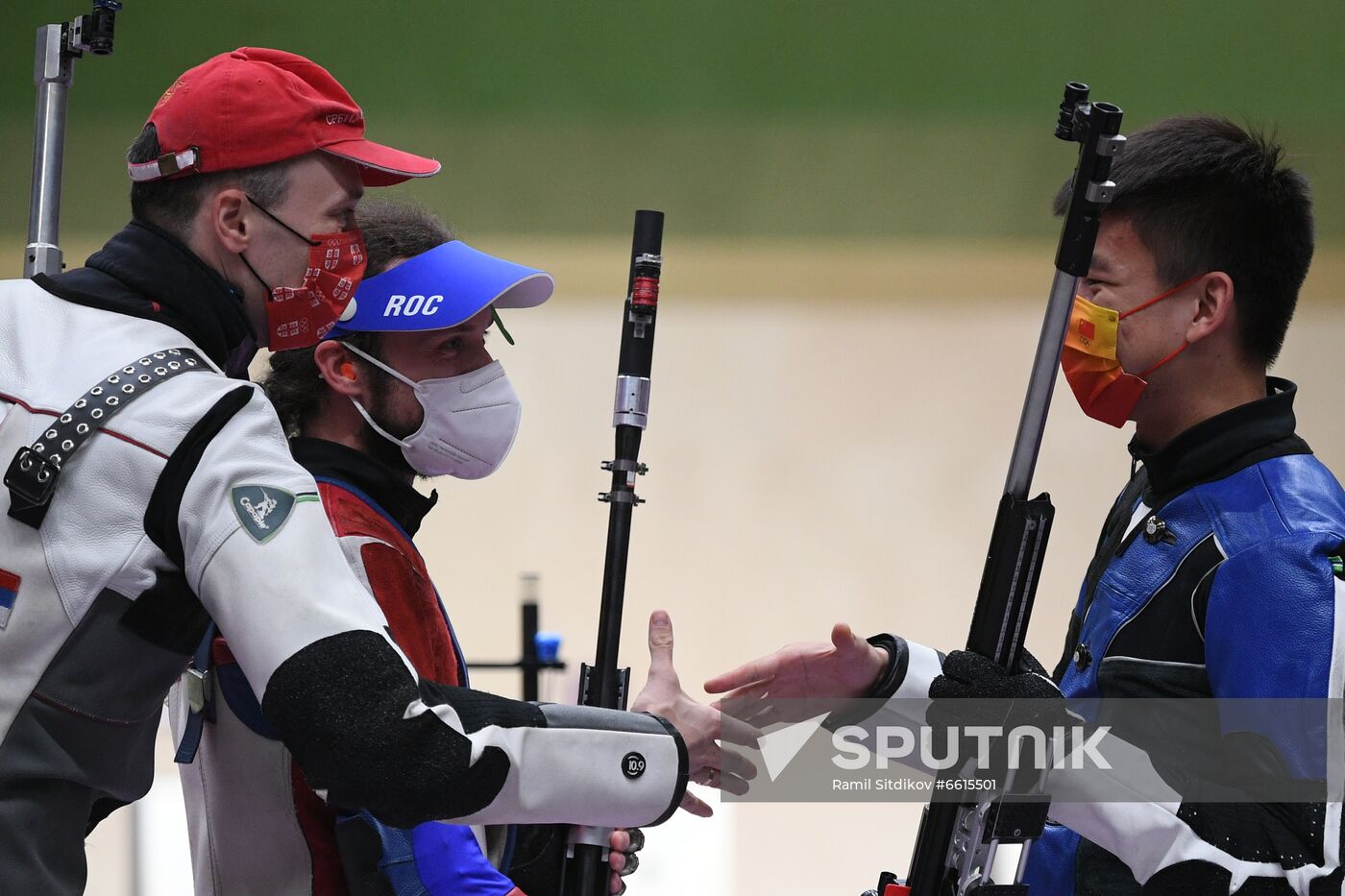 Japan Olympics 2020 Shooting Rifle 3 Positions Men