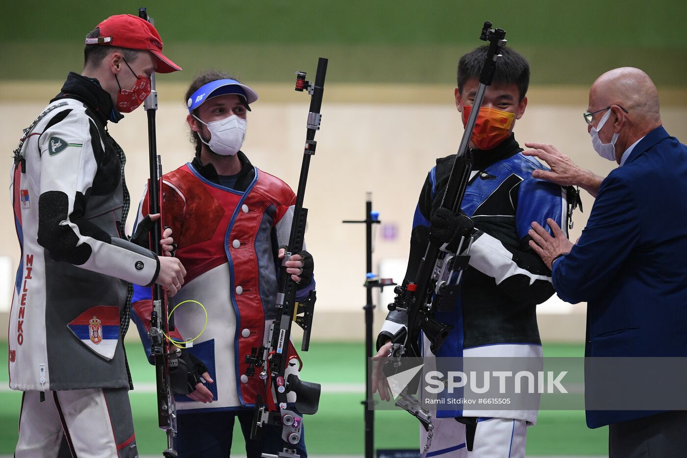 Japan Olympics 2020 Shooting Rifle 3 Positions Men