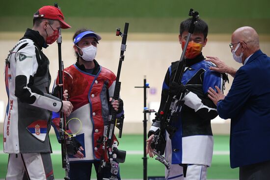 Japan Olympics 2020 Shooting Rifle 3 Positions Men