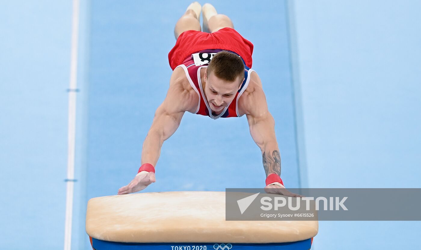 Japan Olympics 2020 Artistic Gymnastics Men Vault
