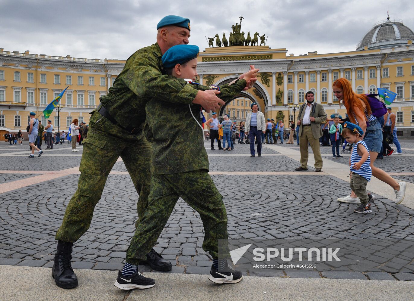 Russia Paratroopers' Day Celebration Regions