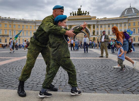 Russia Paratroopers' Day Celebration Regions