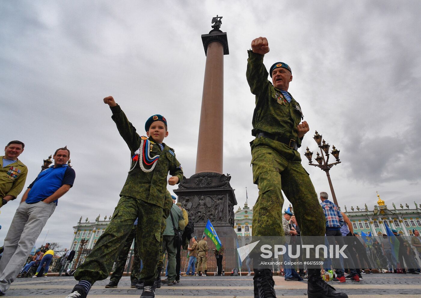 Russia Paratroopers' Day Celebration Regions