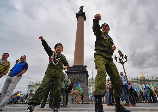Russia Paratroopers' Day Celebration Regions
