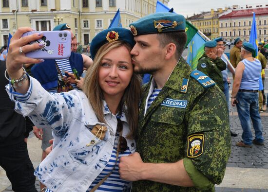 Russia Paratroopers' Day Celebration Regions