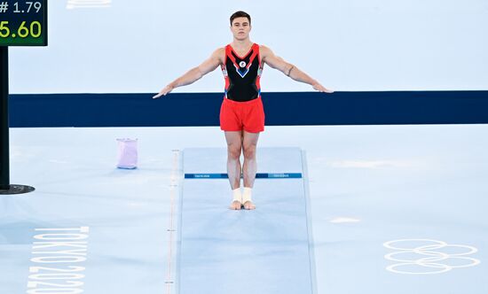 Japan Olympics 2020 Artistic Gymnastics Men Vault