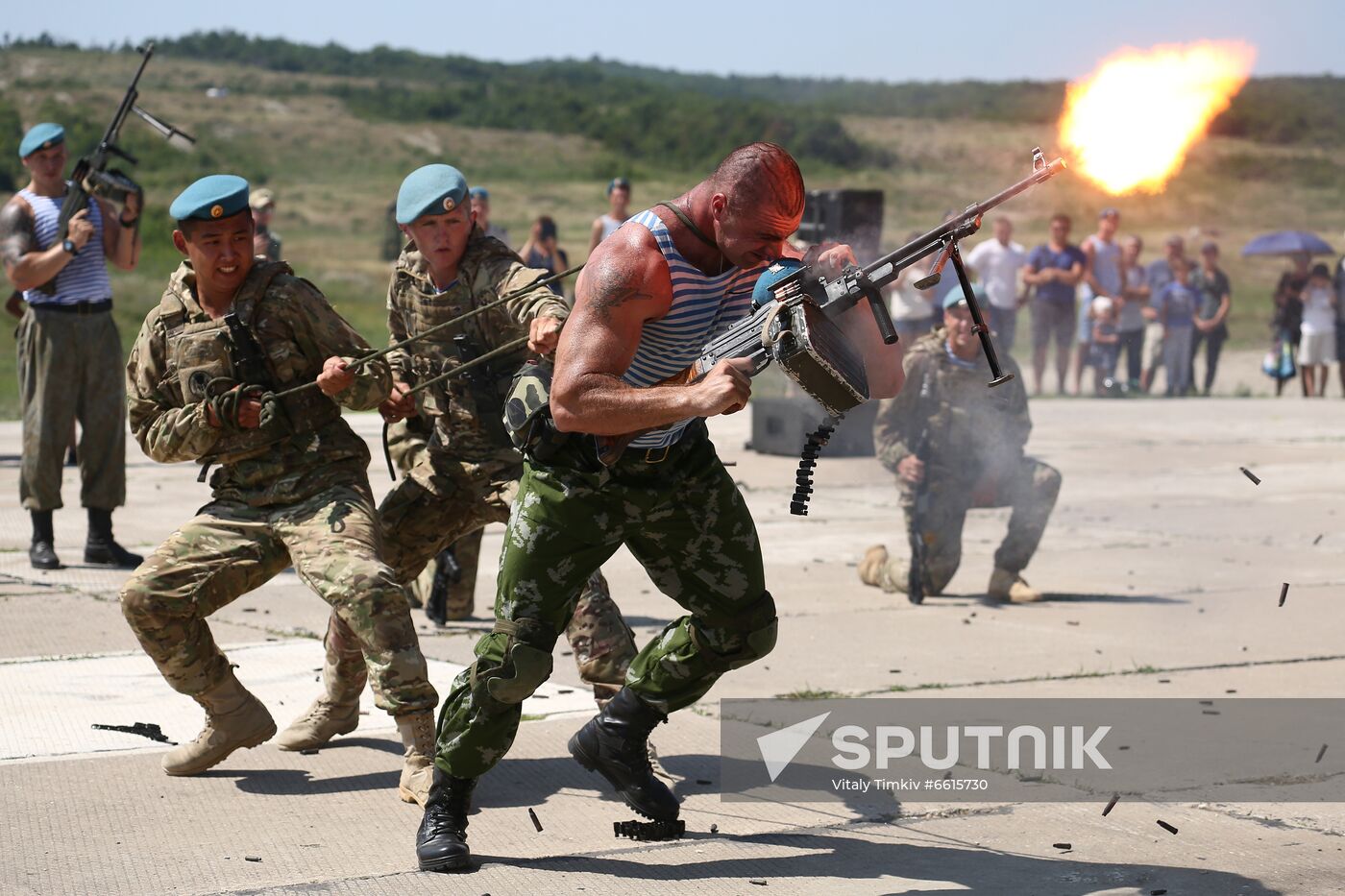 Russia Paratroopers' Day Celebration Regions