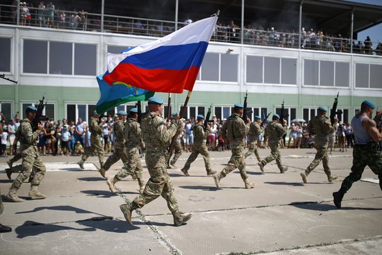 Russia Paratroopers' Day Celebration Regions