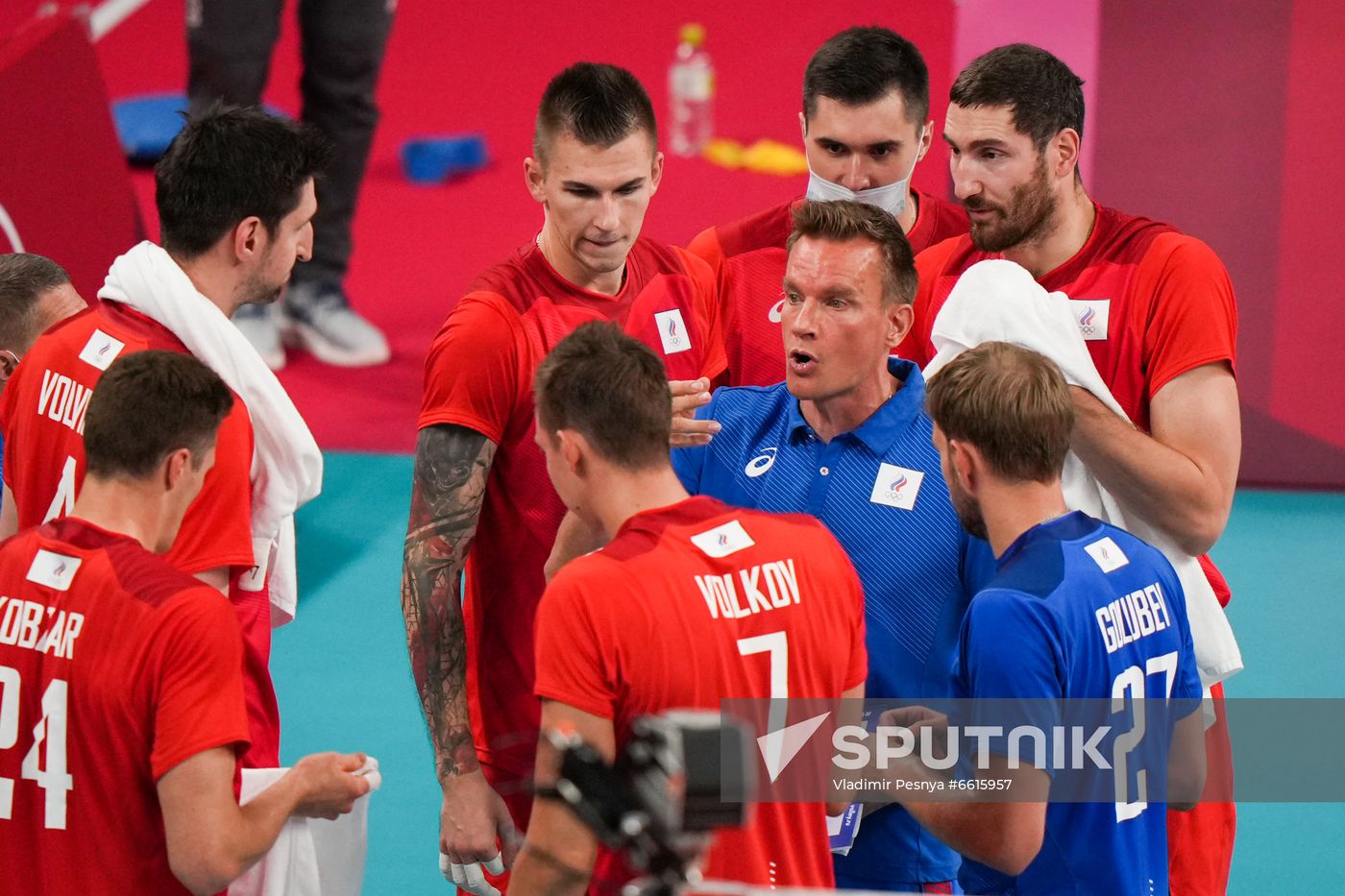 Japan Olympics 2020 Volleyball Men Canada - ROC