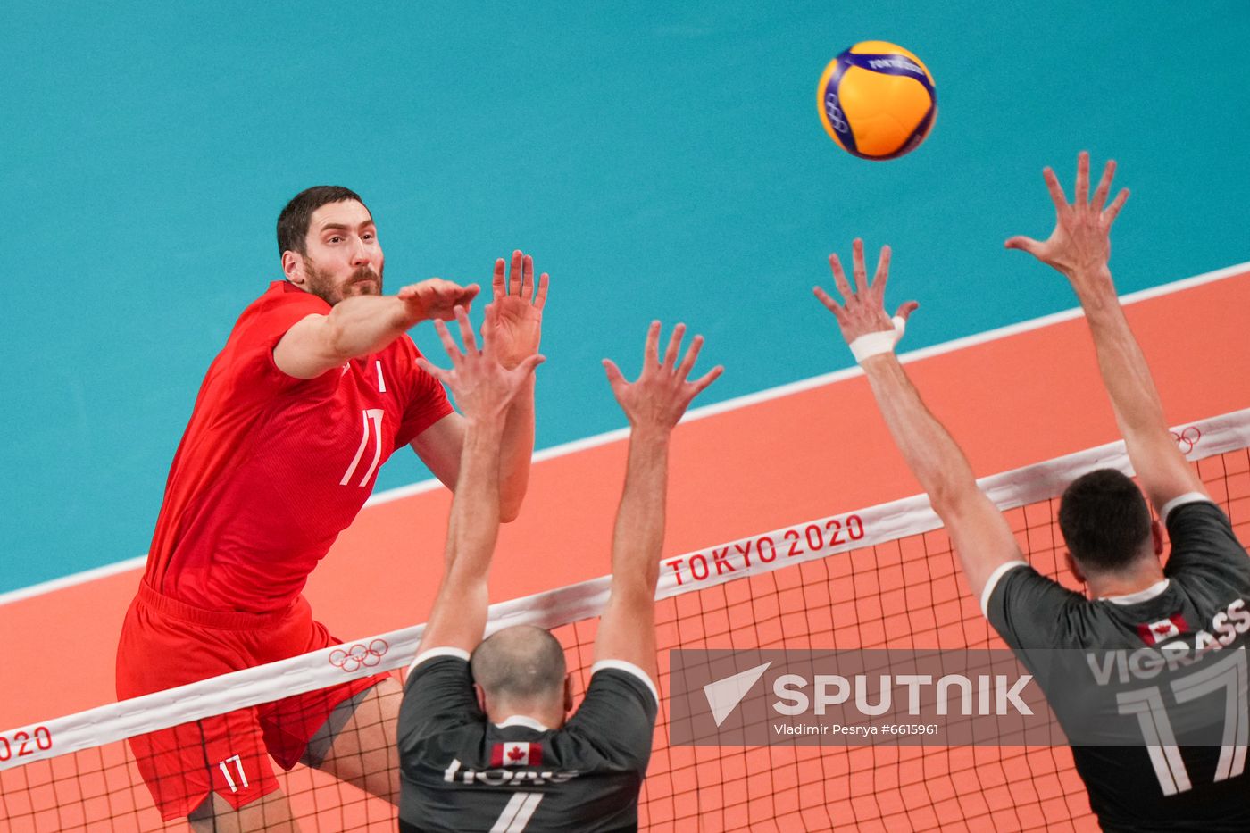 Japan Olympics 2020 Volleyball Men Canada - ROC