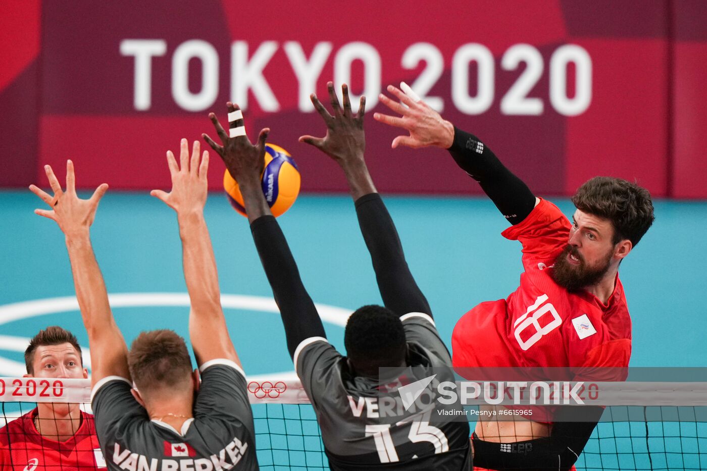 Japan Olympics 2020 Volleyball Men Canada - ROC
