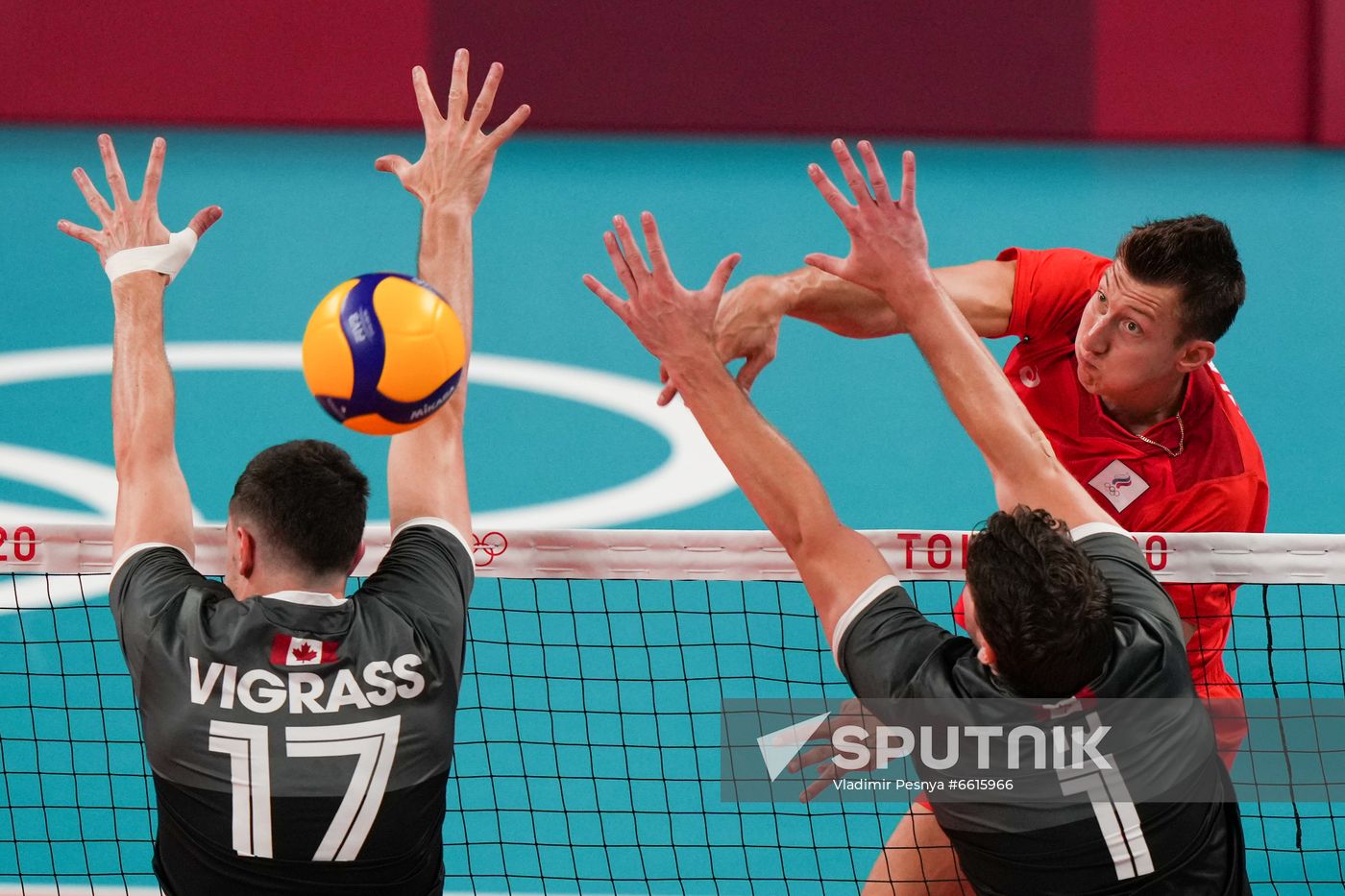 Japan Olympics 2020 Volleyball Men Canada - ROC
