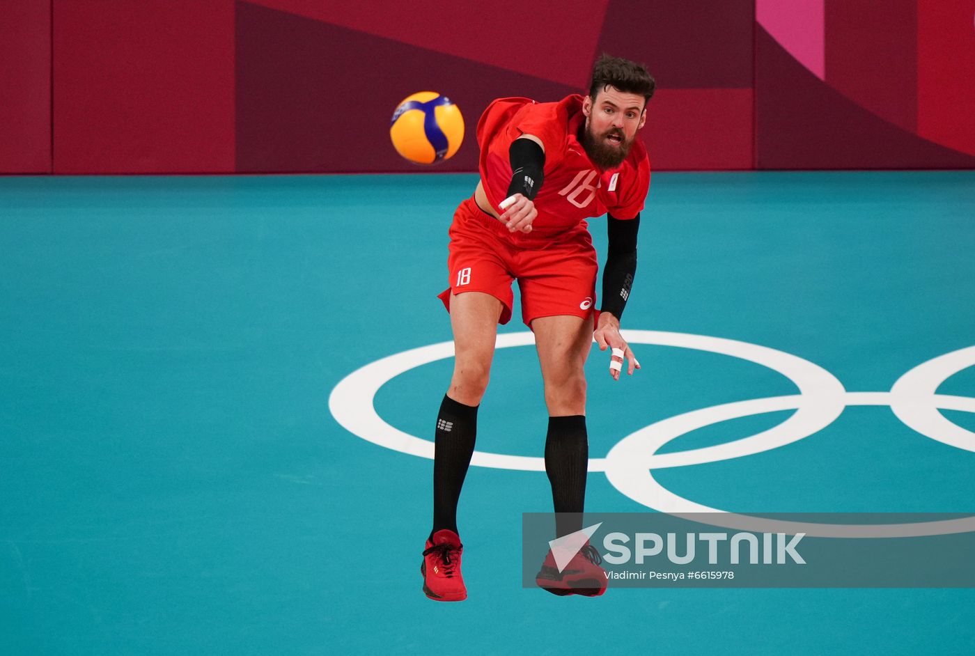 Japan Olympics 2020 Volleyball Men Canada - ROC