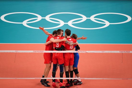 Japan Olympics 2020 Volleyball Men Canada - ROC