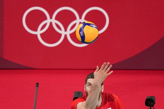 Japan Olympics 2020 Volleyball Men Canada - ROC