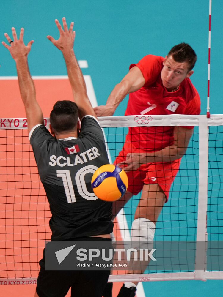 Japan Olympics 2020 Volleyball Men Canada - ROC