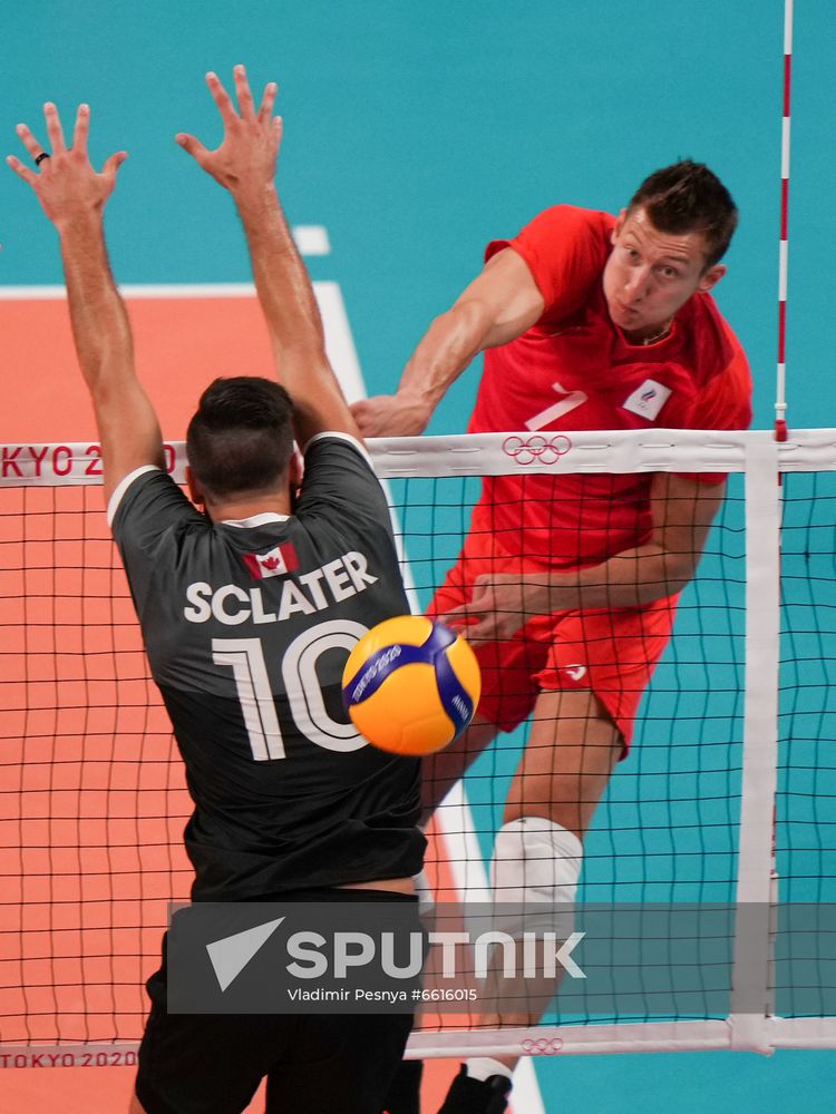 Japan Olympics 2020 Volleyball Men Canada - ROC