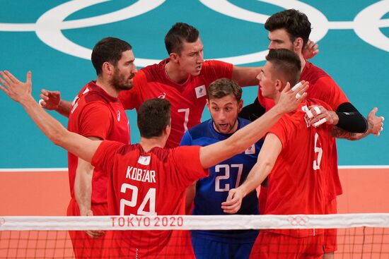 Japan Olympics 2020 Volleyball Men Canada - ROC