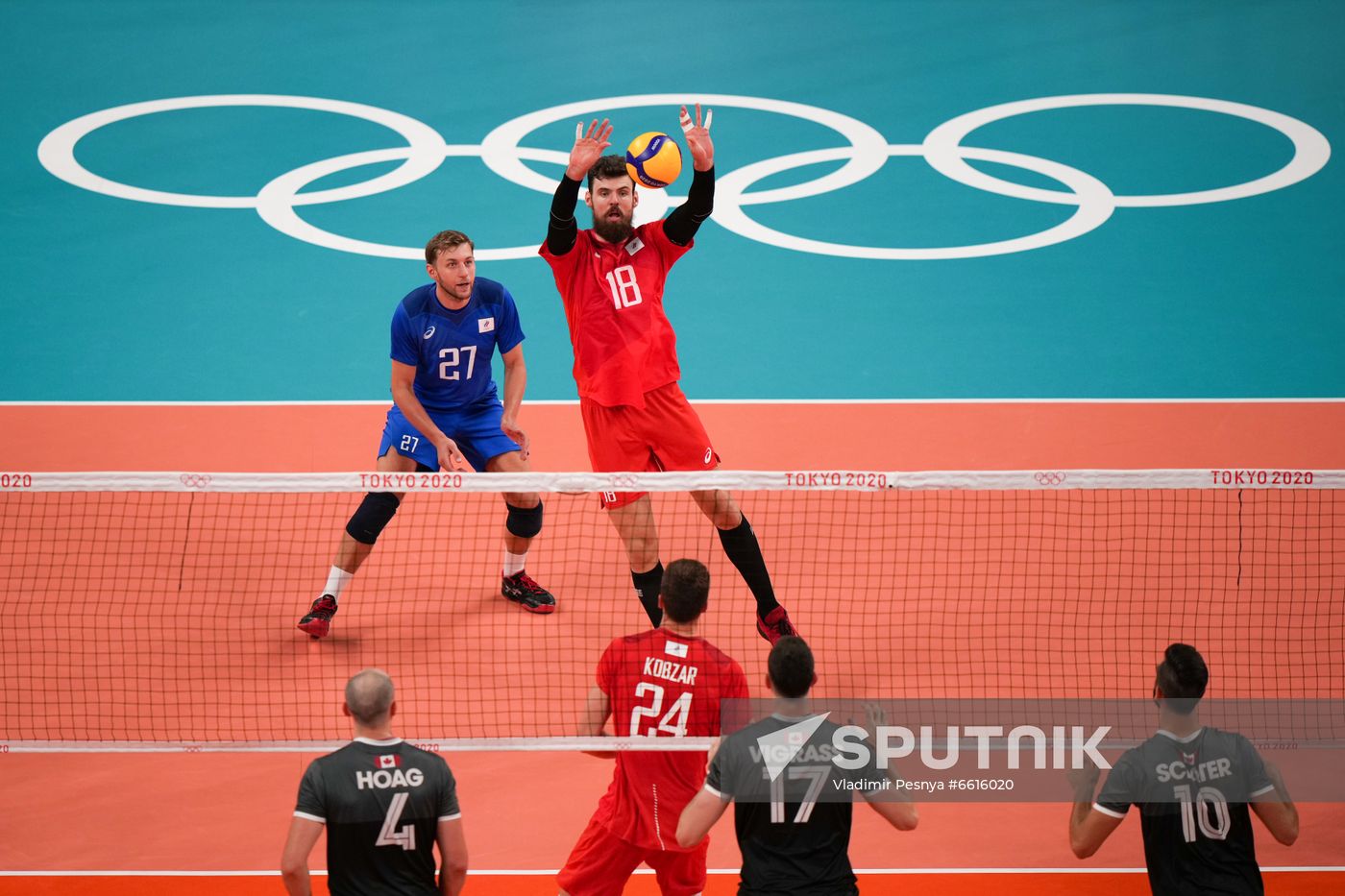 Japan Olympics 2020 Volleyball Men Canada - ROC
